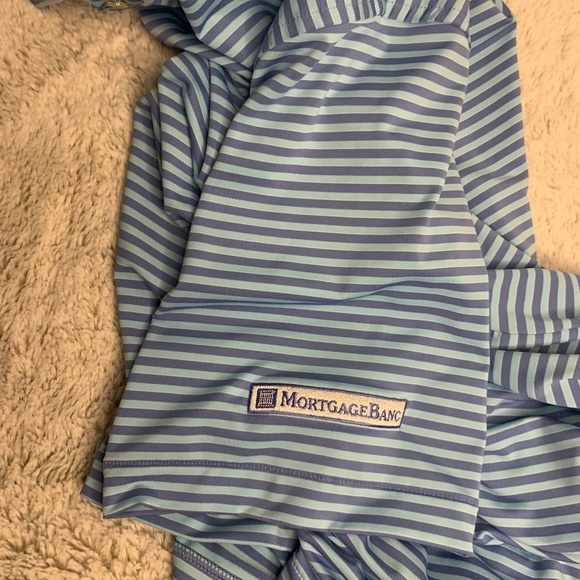 Peter Millar Summer Comfort Polo, Blue Stripes, XL - Picture 5 of 7